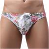 Digood Men's Underwear Swim Trunks Low-Rise Printing Smooth Men's Brief Swimming Briefs Men Swimwear (Multicolor,Large) view 1