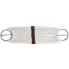 Reinsman White 15 Strand Pony Cinch | Equestrian Horse Riding Durable Comfortable Versatile Pony Size Rayon Saddle Girth with Nickel-Plated Hardware, 18" view 2