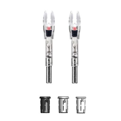 Nockturnal Nocturnal Lighted Nocks Nockturnal Shift Universal Size - Red Lighted Nock - 2-Pack,One Size,NT-810