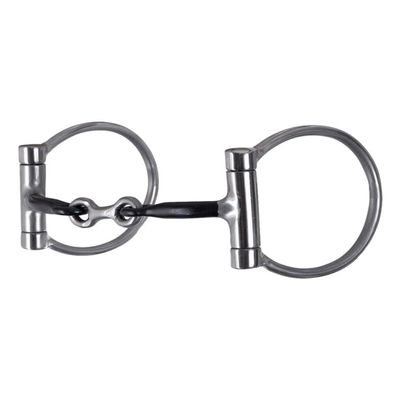 Circle Y Diamond R Bits, Offset D-Ring Snaffle (DR271)