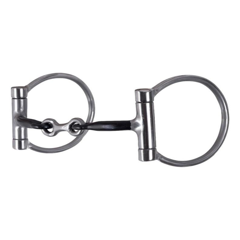 Circle Y Diamond R Bits, Offset D-Ring Snaffle (DR271)