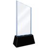 Add Your Own Text 7.4" Making A Difference Slant Radianz Light Up Crystal Award, Custom Engraved Making A Difference Crystal Trophy, Prime view 3