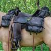 Circle Y Tucker Adventurer Durable Water-Resistant Contoured Horseback Riding Gear Saddle Pommel Bag w/Foam Padded Base, Insulated Padding, Fleece Lining, 3-Liter Water Bladder, Rain Cover Included view 4