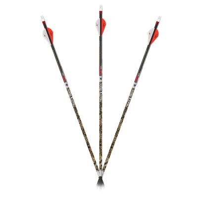 Carbon Express Maxima RED Contour SD 350 in Mossy Oak, 6-Pack of Arrows, One Size