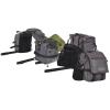 Circle Y Tucker Adventurer Horse Saddle Bag Set | Durable 1680D Trail Riding Gear with Pommel Bag, Detachable Cantle Bag, Water Bladder, Rain Cover & Fleece-Lined Back, Graphite Gray view 1
