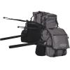 Circle Y Tucker Adventurer Horse Saddle Bag Set | Durable 1680D Trail Riding Gear with Pommel Bag, Detachable Cantle Bag, Water Bladder, Rain Cover & Fleece-Lined Back, Graphite Gray view 4