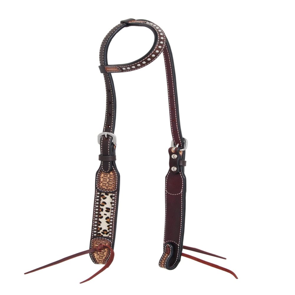 Rafter T Ranch Company Leopard Single Ear Headstall Leopard N/A