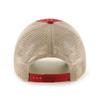 47 NCAA Trawler Primary Logo Team Color Mesh Trucker Clean Up Adjustable Hat, Adult One Size Fits All - Alabama Crimson Tide Red view 2