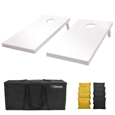 GoSports 4'x2' Regulation Size Wooden Cornhole Boards Set - Includes Carrying Case and Over 100 Optional Bean Bag Colors