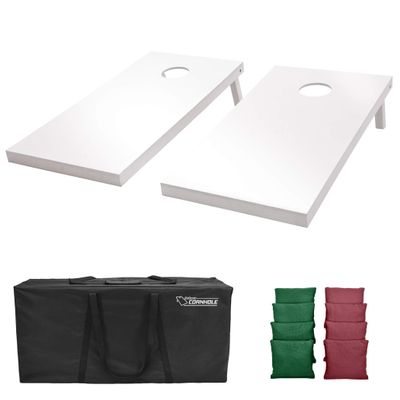 GoSports 4'x2' Regulation Size Wooden Cornhole Boards Set - Includes Carrying Case and Over 100 Optional Bean Bag Colors