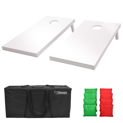 GoSports 4'x2' Regulation Size Wooden Cornhole Boards Set - Includes Carrying Case and Over 100 Optional Bean Bag Colors
