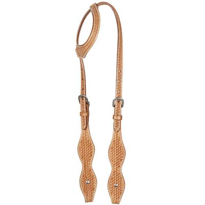 HILASON American Leather Horse One Ear Headstall Working Tack Tan | for Horses Western Headstalls