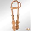 HILASON American Leather Horse One Ear Headstall Working Tack Tan | for Horses Western Headstalls view 2