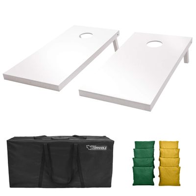 GoSports 4'x2' Regulation Size Wooden Cornhole Boards Set - Includes Carrying Case and Over 100 Optional Bean Bag Colors