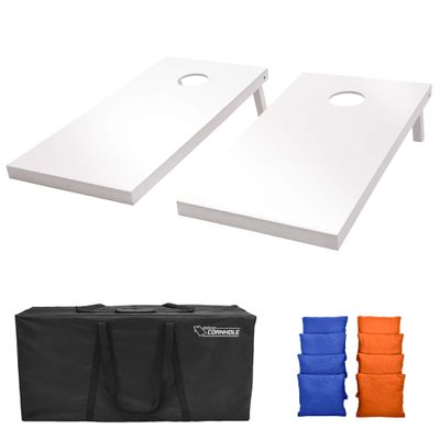 GoSports 4'x2' Regulation Size Wooden Cornhole Boards Set - Includes Carrying Case and Over 100 Optional Bean Bag Colors