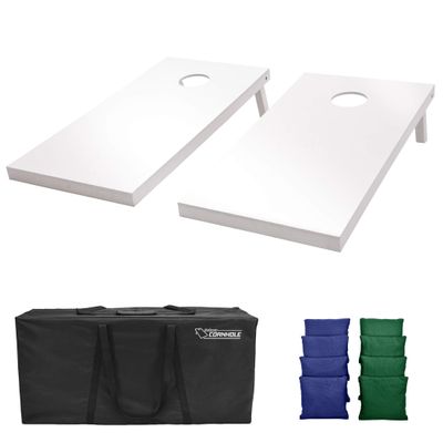GoSports 4'x2' Regulation Size Wooden Cornhole Boards Set - Includes Carrying Case and Over 100 Optional Bean Bag Colors