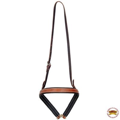 HILASON Western American Leather Horse Noseband Brown