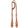 HILASON American Leather Horse One Ear Headstall Working Tack Tan | for Horses Western Headstalls view 1