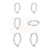 925 Sterling Silver Hoop Earrings for Women - 3 pairs Hypoallergenic Lightweight Hoops Fashion Earrings (8/9/10mm) view 1