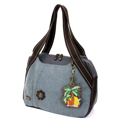 CHALA Bowling Bag - Palm Tree - Indigo