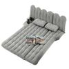 Byomostor SUV Air Mattress with Cup & Phone Holder, Flocked-Top Inflatable Car Mattress with Two Air Pillows & Electric Air Pump, Ideal SUV Mattress for Camping, Travel, and Road Trips (Grey) view 1