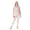 KicKee Print Pajamas Set, Short Sleeve Kimono Style PJs, Ultra Soft and Snug Fitting, Comfy Matching Top and Bottom Sleepwear Set, Baby to Kid Pajamas (Active Stripe - 4T) view 2