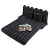 Byomostor SUV Air Mattress with Cup & Phone Holder, Flocked-Top Car Mattress with 2 Air Pillows & Electric Air Pump, Perfect for Camping, Travel, and Road Trips (Black) view 1