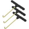 Marvelity 3 Pcs Trampoline Spring Pull Tool Kit, Trampoline Parts T-Hook Puller, Trampoline Accessories Spring Pull T-Shape Hook view 1
