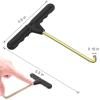 Marvelity 3 Pcs Trampoline Spring Pull Tool Kit, Trampoline Parts T-Hook Puller, Trampoline Accessories Spring Pull T-Shape Hook view 2