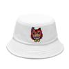 2 Pack Cartoon Owl Pattern Bucket Hat Men Women Couples Teens Outdoor Sun Protection Travel Beach Cap Black White (2 Pack Red Owl (Black and White)) view 2