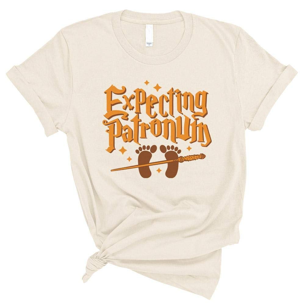 TeesAndTankYou Expecting Patronum Shirt Unisex 3X-Large Natural