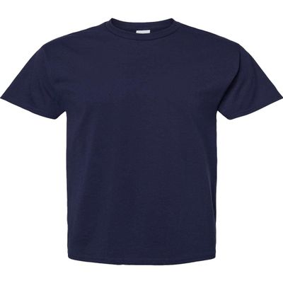 100% Cotton Essential T-Shirt in Athletic Navy by Hanes