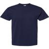 100% Cotton Essential T-Shirt in Athletic Navy by Hanes view 1