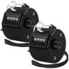 FEBSNOW 2 Pack Hand Tally Counter 4 Digital Click Counter for Sport Row School Event (Two Black) view 1