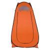 Pop Up Shower Camping Toilet Tent, Portable Camping Privacy Shelters with Carrying Bag for Outdoor Indoor (Orange) view 1