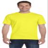 Hanes Unisex ComfortSoft Cotton T-Shirt XL Safety Green view 1