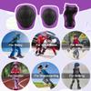 Kids Protective Gear Set Wemfg Knee Pads for Kids 3-8 Years Toddler Knee and Elbow Pads with Wrist Guards 3 in 1 for Skating Cycling Bike Rollerblading ScooterPurple view 2