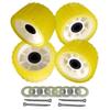 UANOFCN 4 Pcs 5" X 3" Boat Trailer Wobble Rollers Polyurethane Mounting Hole Diameter 4/5" view 1
