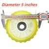 UANOFCN 4 Pcs 5" X 3" Boat Trailer Wobble Rollers Polyurethane Mounting Hole Diameter 4/5" view 3