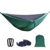 Outdoor Portable Hammock with Mosquito Net and Rain Fly Camping Backpacking Bug Quick Open Hammocks and Netting Parachute Hammock for Yard Beach Hiking Travel view 1