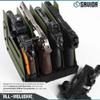 Savior Equipment Gun Pistol Revolver Firearm Handgun Rack Stand, Fit 4 of Most Long-Barreled Pistols, Cushioned Foam to Protect, Gun Safe Cabinet Storage Organizer Accessories view 3