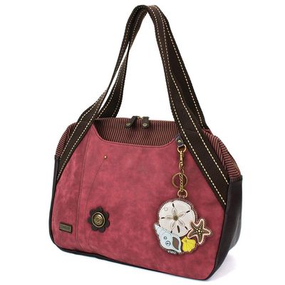 Chala Bowling Bag - Sand Dollar - Burgundy
