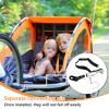 Bike Trailer Hitch Connector Coupler Bicycle Adapter for Children's Trailers,Cargo and Pet Bicycle Trailers,Black Adapter Accessories by Cenipar view 4