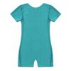 Nikiikoo Kids Unisex Short Sleeves Ballet Dance Unitard Leotard Gymnastics Outfits Athletic Biketards Turquoise 14 view 4