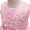 Weileenice Blush Pink Flower Girl Dress Embroidered Tulle Tutu Dresses Big Girls Lace Bridesmaid Wedding Party Ball Gown Kids Photo Shoot Formal Birthday Ceremony Graduation Pageant Gown 10-11 view 4