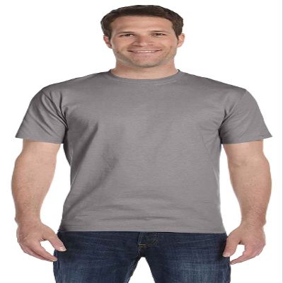 Hanes Unisex ComfortSoft Cotton T-Shirt L Graphite