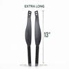 Universal Exercise Bike Pedal Straps Ratchet Style | 13" Extra Long Replacement Straps for Gym or Home Gym | 1 Pair view 3