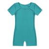 Nikiikoo Kids Unisex Short Sleeves Ballet Dance Unitard Leotard Gymnastics Outfits Athletic Biketards Turquoise 10 view 3