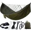 Camping Hammock with Mosquito Nets Outdoor Tourist Hanging Hammocks Portable Parachute Nylon Hiking Hammock for Backpacking Hiking Travel view 1