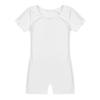 Nikiikoo Kids Unisex Short Sleeves Ballet Dance Unitard Leotard Gymnastics Outfits Athletic Biketards White 12 view 3